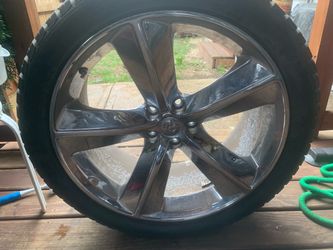 Set of 4 chrome 20” dodge ram wheels