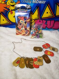 Pokemon Dog Tags ,cards ,figures