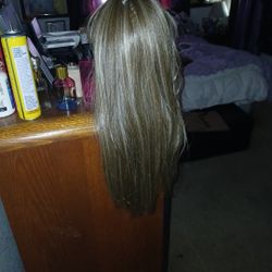 Lace Front Synthetic Long Blonde Wig New