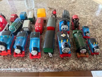 Bundle of trains and monters trucks