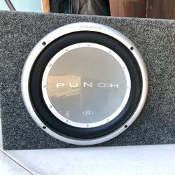 12 inch Rockford Fosgate P2 With Ported Box