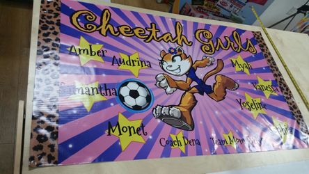 Team Banner Special- soccer, baseball etc.