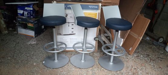 3 Stools Metal Based Heavy