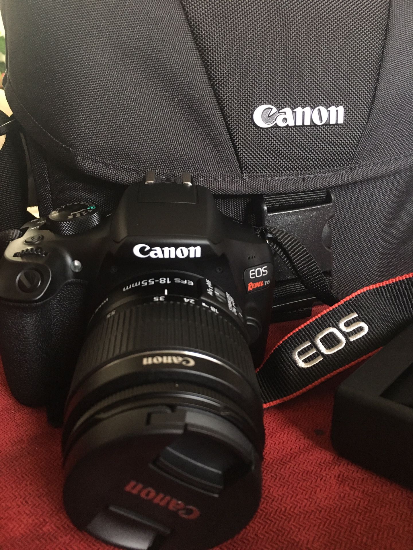Canon Eos Rebel T6 (1300D) Camera With 2 lenses