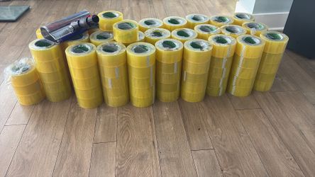 Clear Packing Tape Rolls – New, Bulk Pack