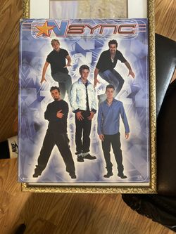 vintage Y2K Nsync poster Plaque funky Enterprises