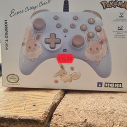 Hori Horipad Turbo Eevee Cottage Core Gaming Controller for Nintendo Switch 2