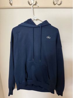 Navy Alo Accolade Hoodie Size L