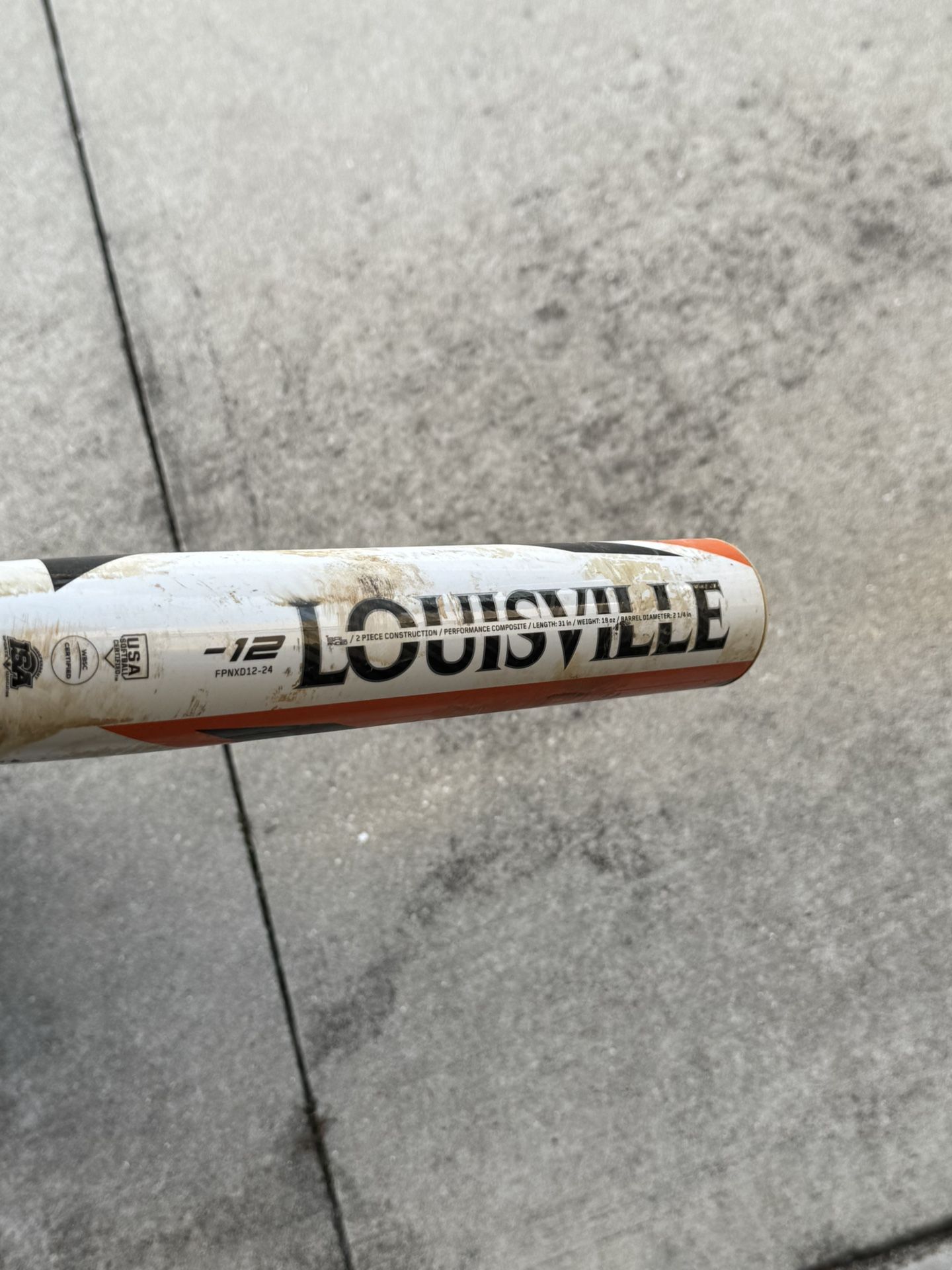 31” Used Louisville Softball Composite Bat
