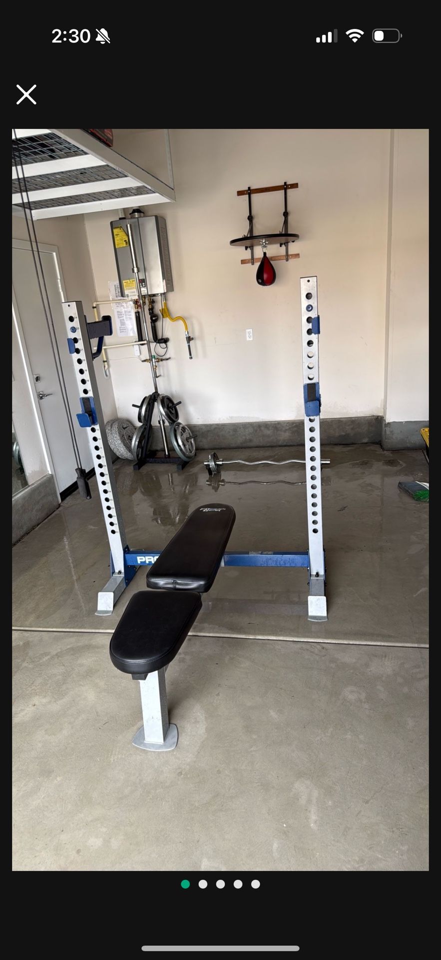 Weight Set with Plates and Bar
