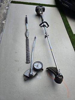 ECHO Gas Trimmer with 3 Attachments – Hedge Trimmer, Edger & Weed Eater