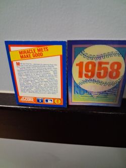 2 SCORE COLLECTABLE HARD CARDS
