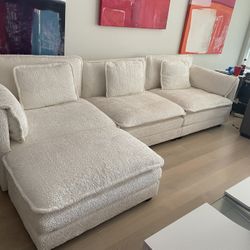 Sectional Sofa Beige 