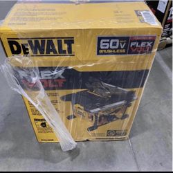 DeWALT 60V MAX FLEXVOLT 8-1/4-Inch Adjustable Table Saw (Tool Only). Battery not included. New! 