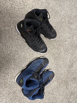 Two Pairs of Jordan 13 High-Top Sneakers sz 13