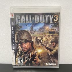 Call of Duty 3 PS3 Like New CIB Activision PlayStation 3 Video Game 2006 COD