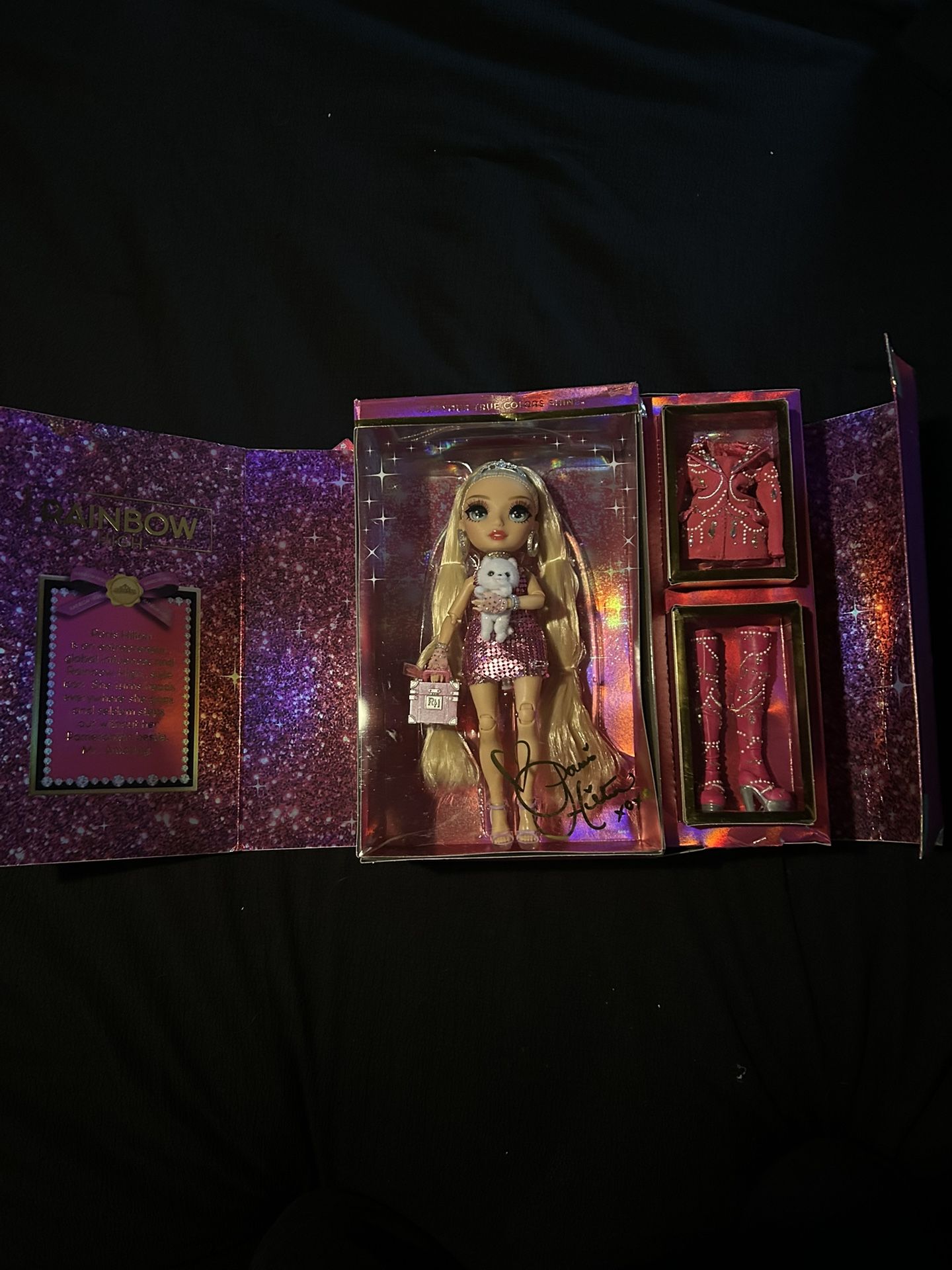 Rainbow High Premium Edition Paris Hilton Collector Doll 11” 2022 Fashion Doll