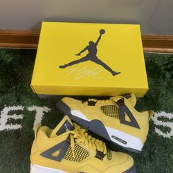 Jordan 4 Lightning Size 9 Og All 