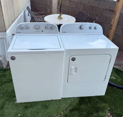 Washer And Dryer Set Whirlpool High Efficiency