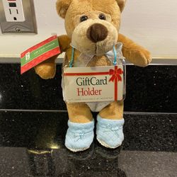 Gift Card Holder Bear in Brown