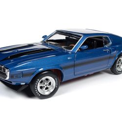 1:18 AUTOWORLD DIECAST MODEL 1969 Ford Mustang SHELBY GT350