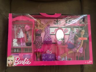 New Barbie set never used in box