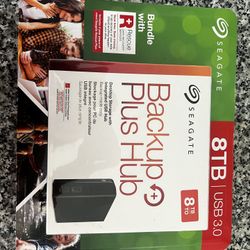 Seagate Backup Plus Hub USB 3.0 Desktop External Hard Drive 8TB
