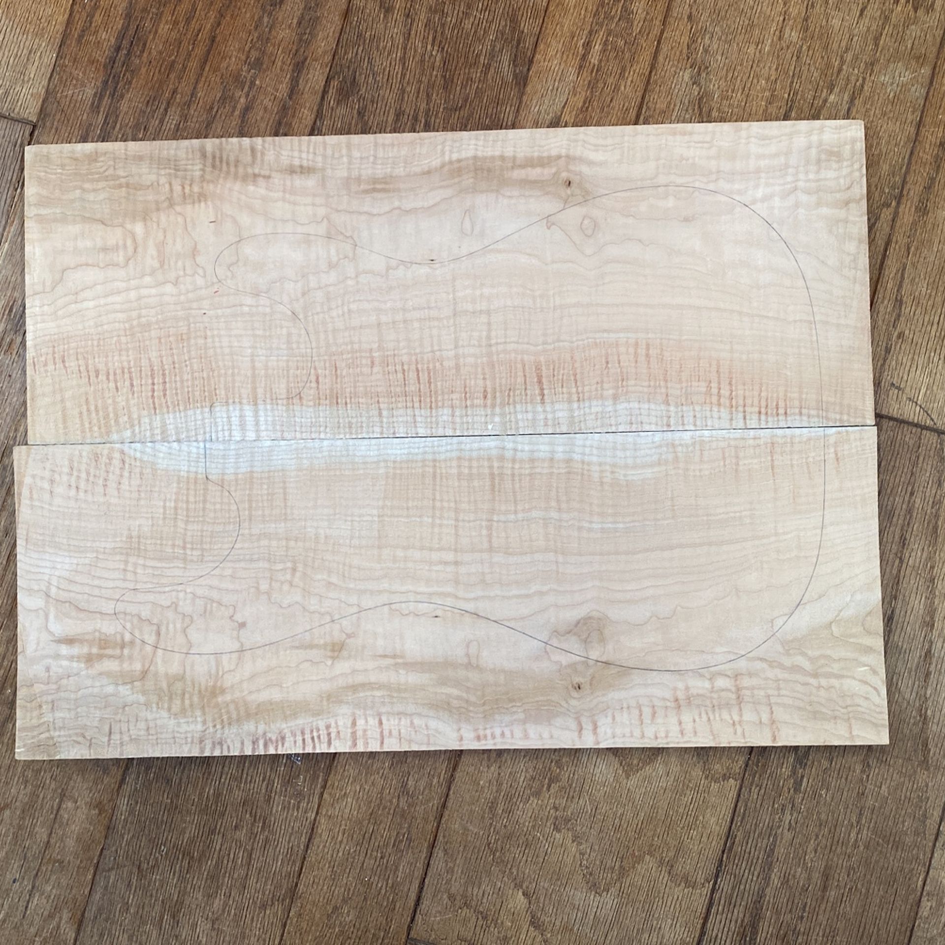 Electric Guitar Maple Veneer