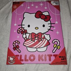 Hello Kitty Christmas Wall Art