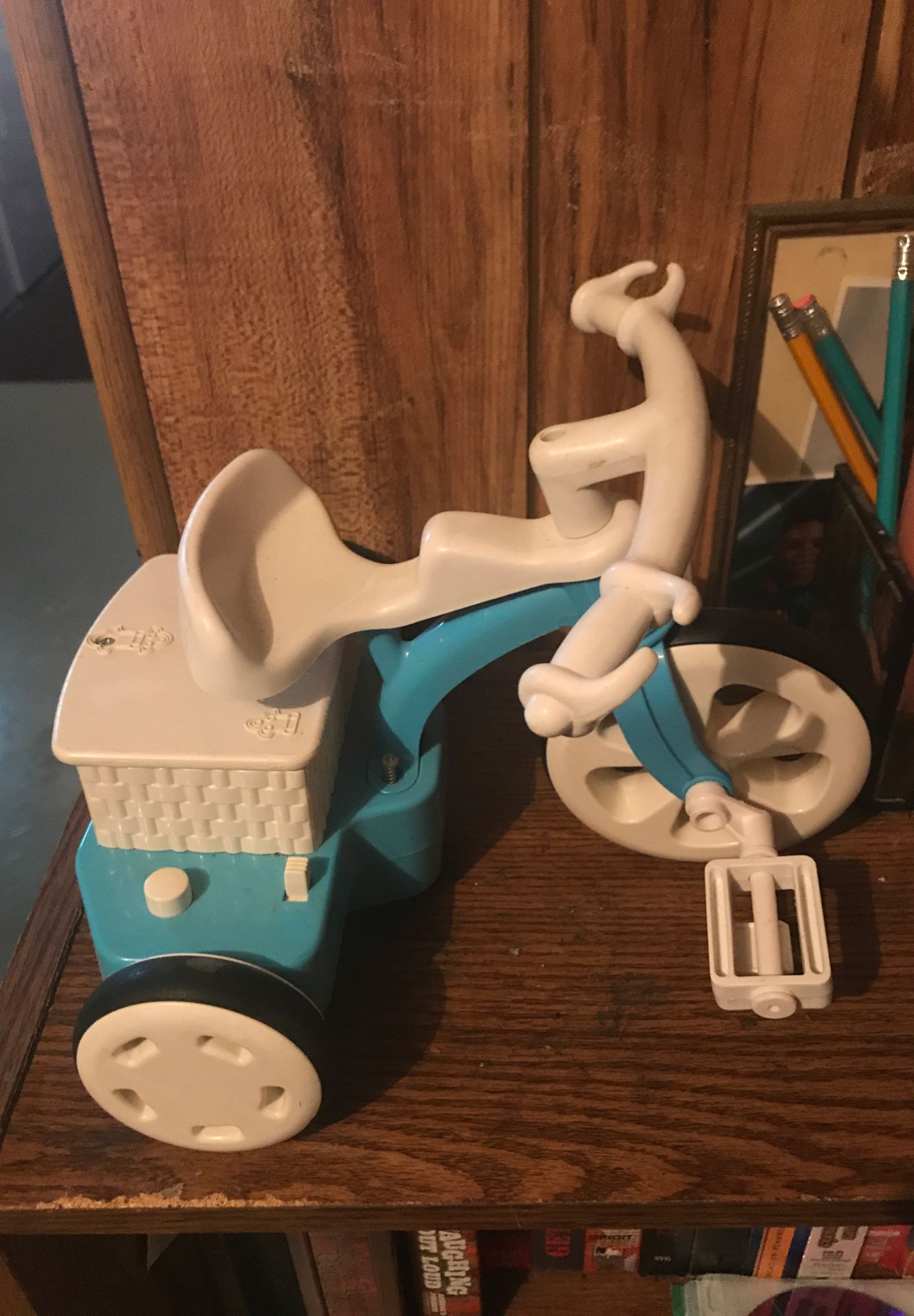 Barbie moving tricycle