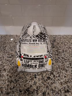 THE BEATLES クッキージャー タクシー Vintage 1998 The Beatles Newspaper Taxi Cookie Jar Rare
