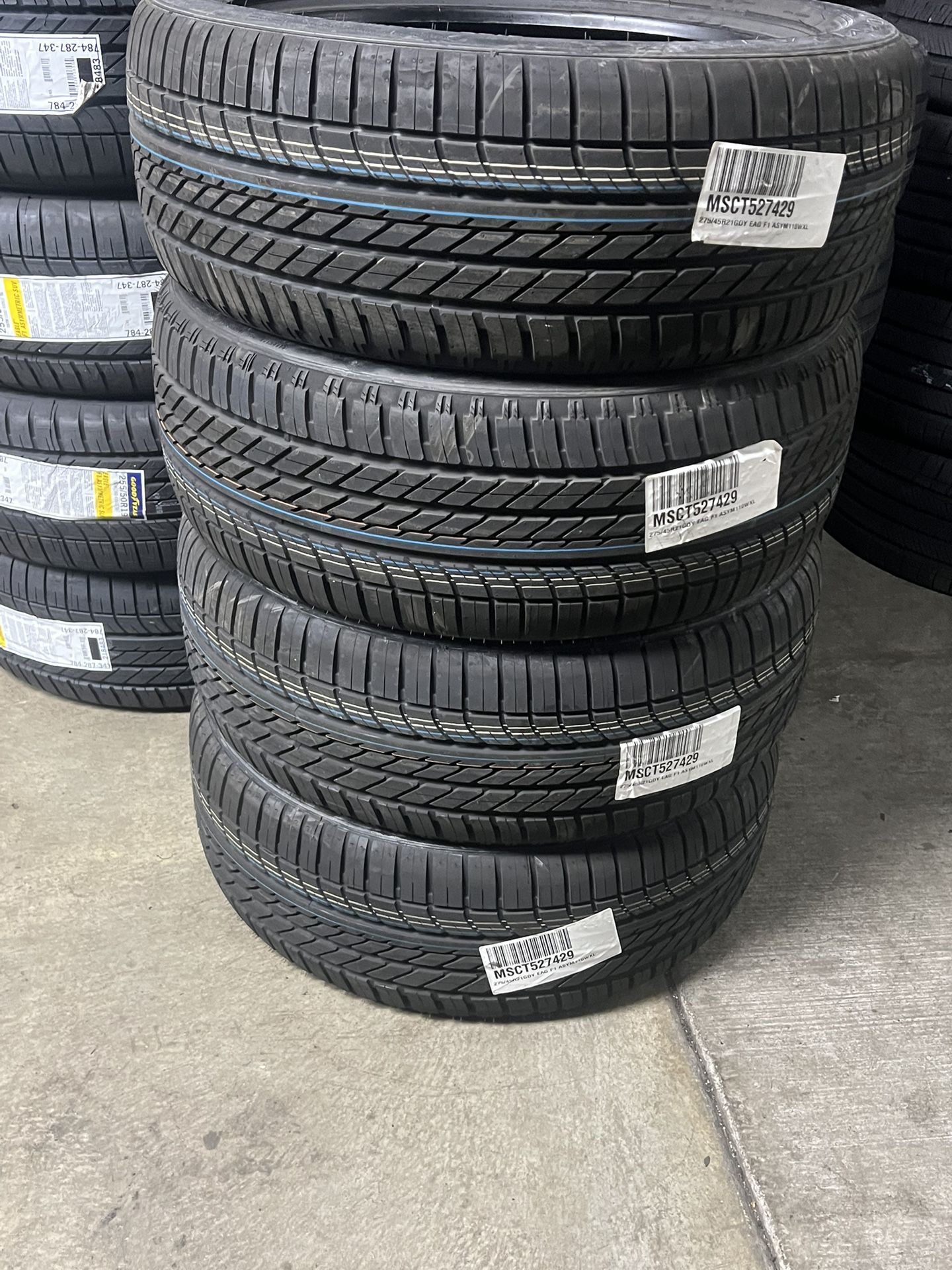 275 45 21 Goodyear eagle F1