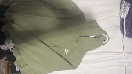 Green Nike hoodie