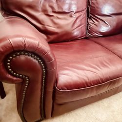 Leather Love Seat