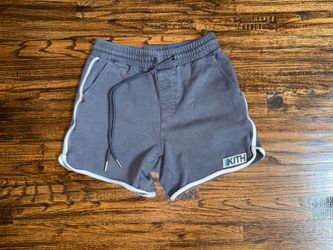 KITH Jordan Shorts 6" French Terry Navy Blue Active Summer Sweat Shorts Sz Small
