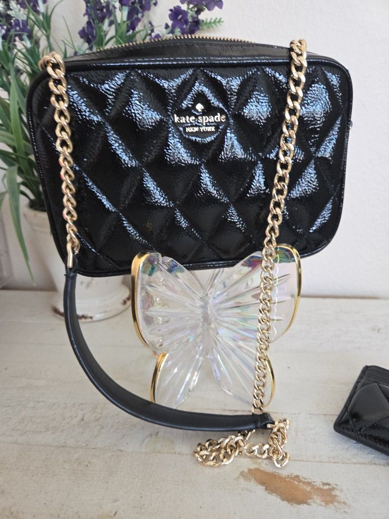 Black Crossbody Kate Spade With Card Wallet