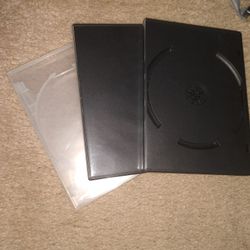 Empty DVD Case(s) W/ 3 Slots To Hold 3 DVDs Per Case