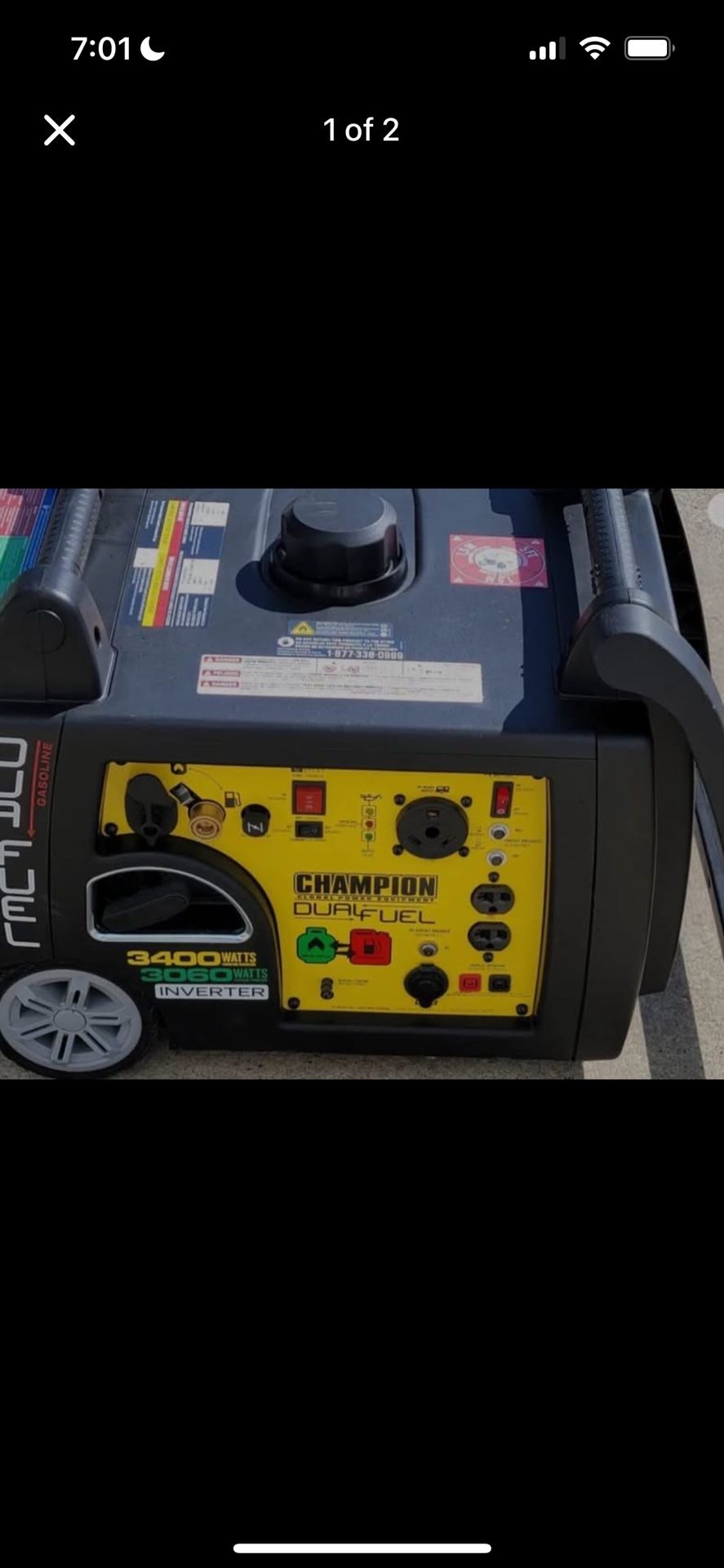 Generator And Inverter Dual Fuel