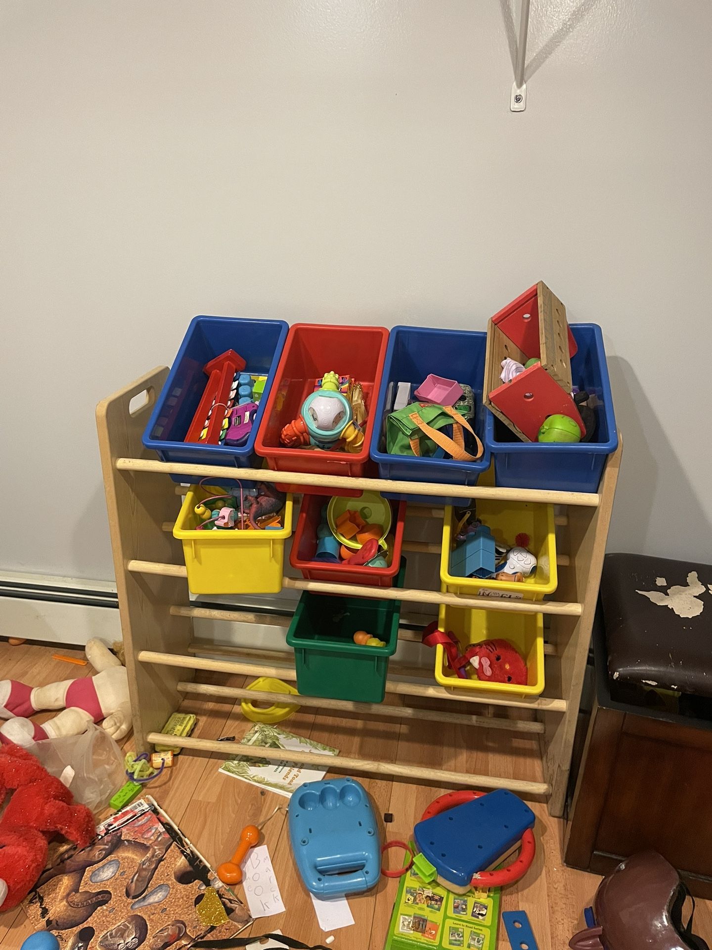 Toy Organizer With Bin