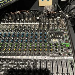 The Mackie ProFX16v2 16-channel mixer