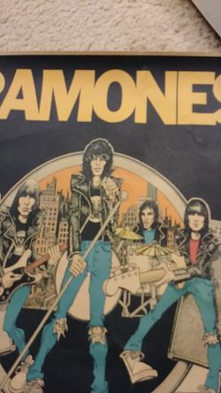 RETRO VINTAGE STYLE RAMONES POSTER