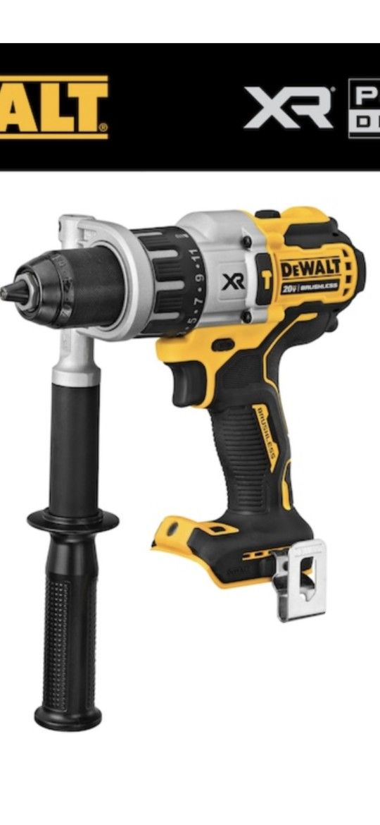 Brand New Dewalt 20v Xr Brushless 3-Speed Hammer Drill Power Detect Tool Only $110