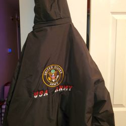Embroidered Army Coat Size Xl. 100. Or Best Offer!!
