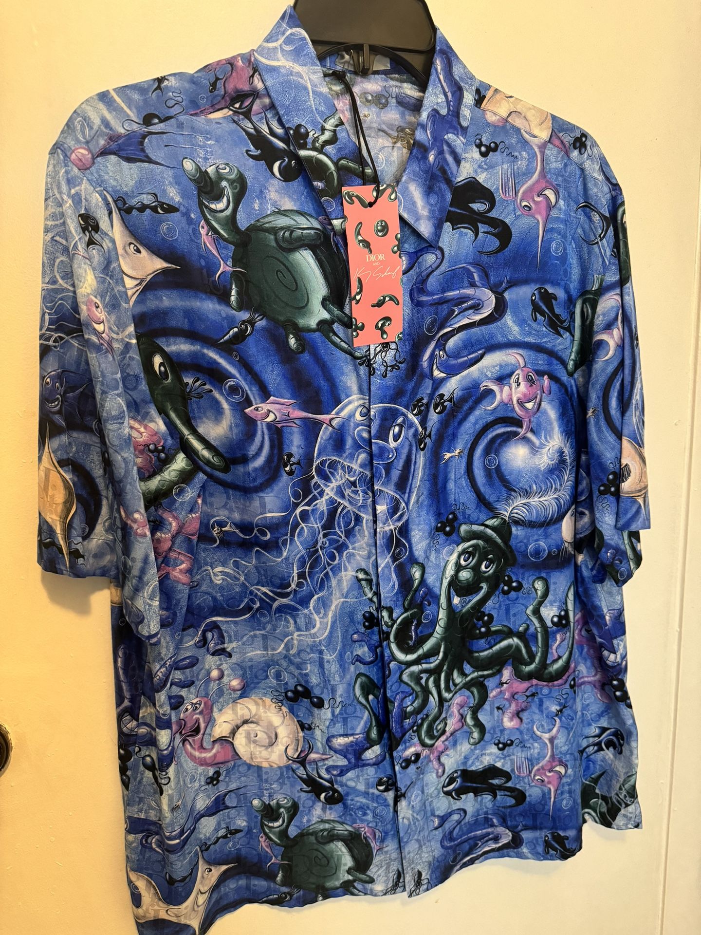 Dior X Kenny Scharf Silk Shirt