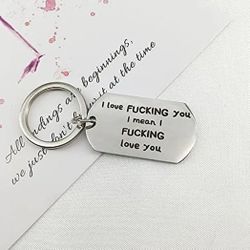 " I LOVE YOU " Keychain