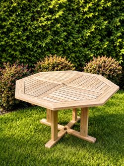 Teak table 48”