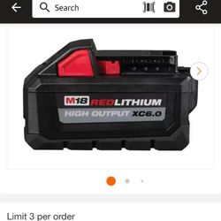 Milwaukee M18 Battery 