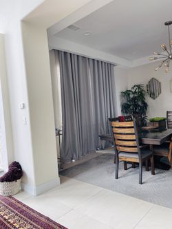 Blackout Gray Curtain Panels