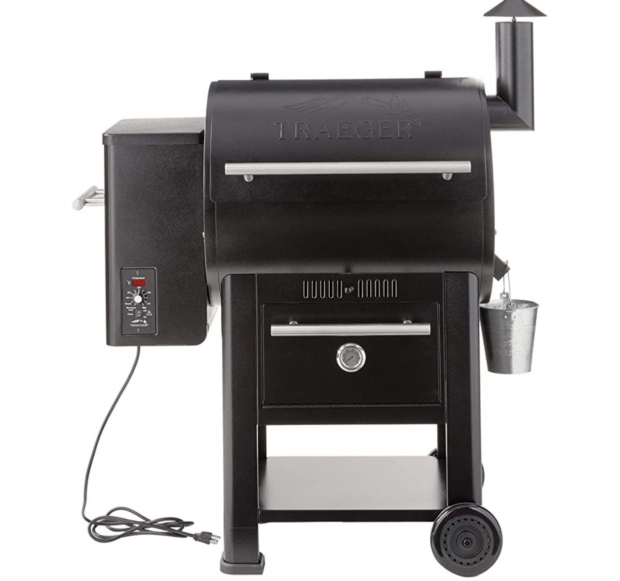 Traeger Grills TFB57CLB Century 22 Pellet Grill and Smoker, 572 Sq. In. Cooking Capacity, Black