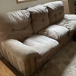 2 Brown couches 
